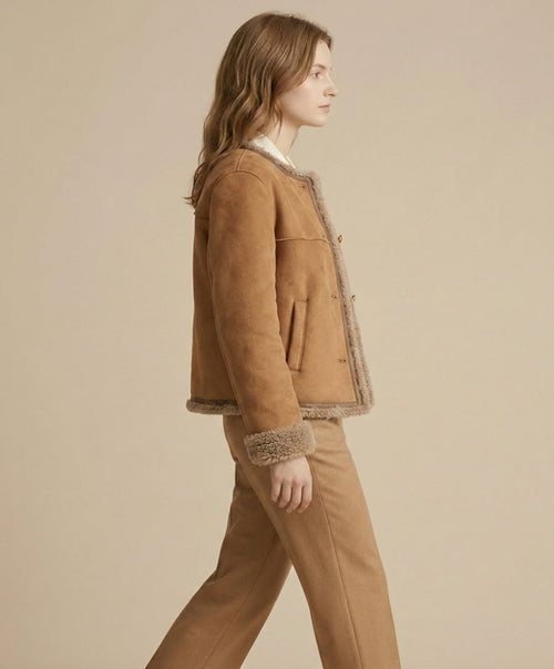 Abrigo Kael | Aterciopelado con Interior Sherpa